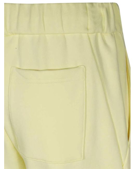 Max Mara Yellow Elasticated-Cuff Trousers