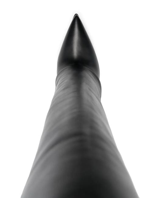 Le Silla Black 120Mm Andy Leather Boots