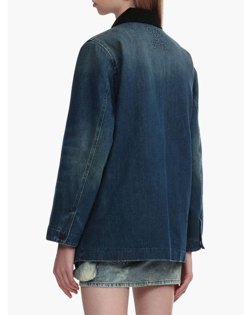 Closed Blue Cargo Denim Jacket