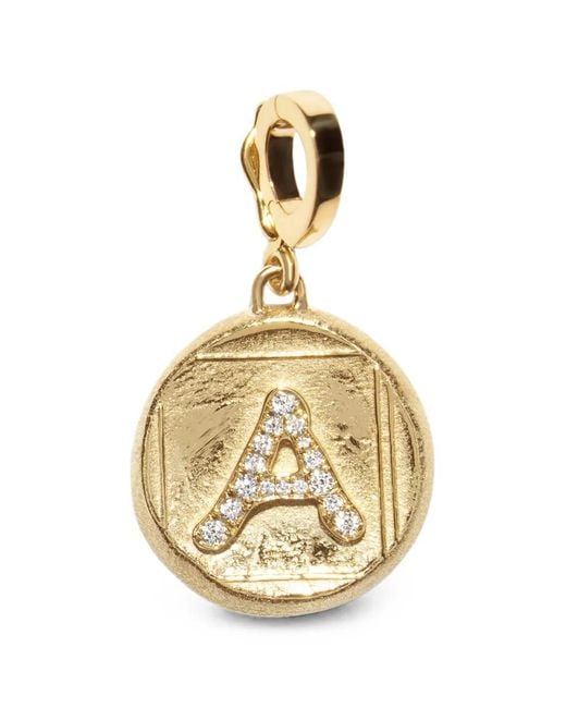 Azlee Metallic Anhänger Mit Diamant