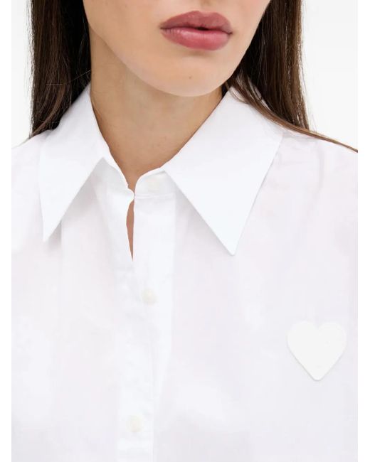 HUGO White Happy Printed Shirt