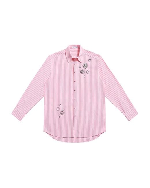 Area Pink Striped Shirt
