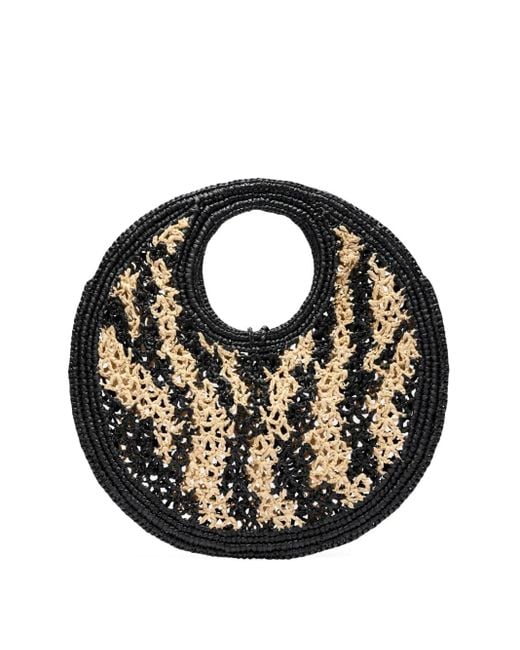 Jacquemus Black 'The Small Round Beach Bag'