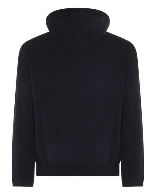 K-Way Blue Drawstring Hoodie for men