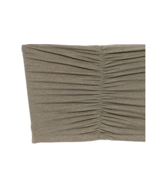 James Perse Gray Ruched Top