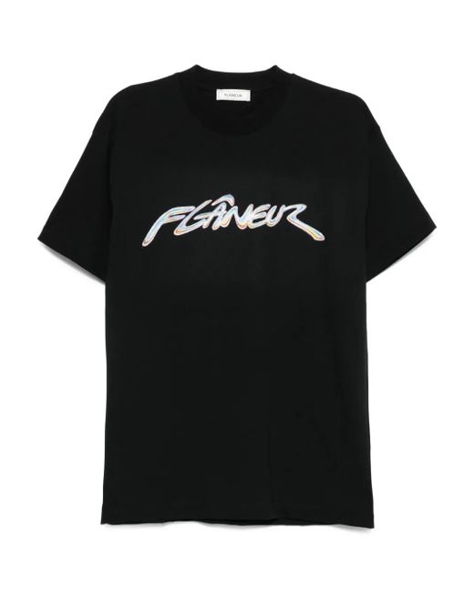 T-Shirt À Logo Imprimé flâneur pour homme en coloris Black