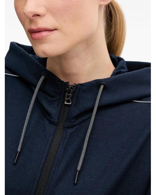 Bogner Fire + Ice Blue Enia Zip-Up Hoodie