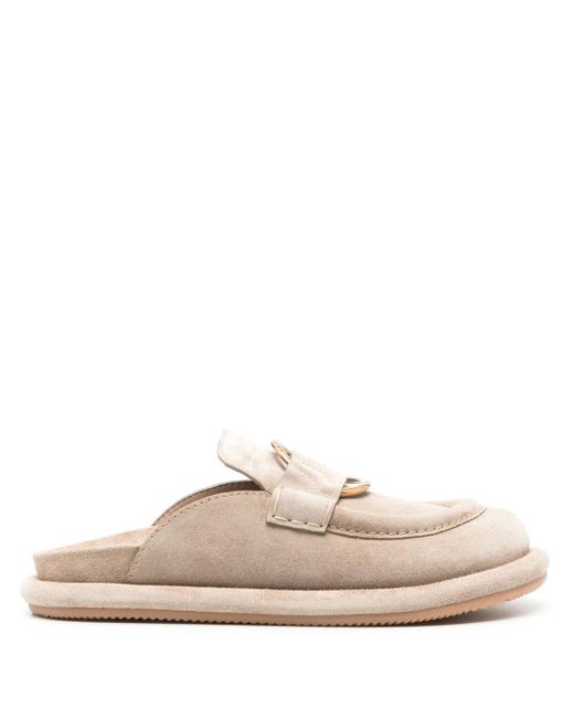 Slippers Bell di Moncler in Natural
