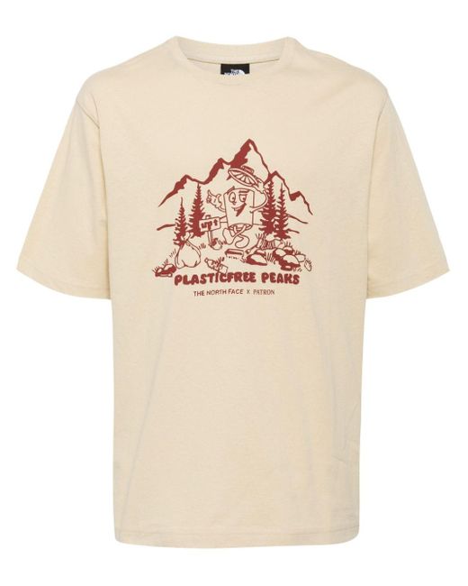 The North Face X Patron T-Shirt mit grafischem Print in Natural für Herren