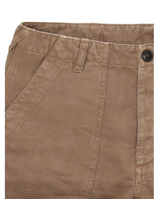 Fortela Natural Newfatigue Patch-Pocket Trousers