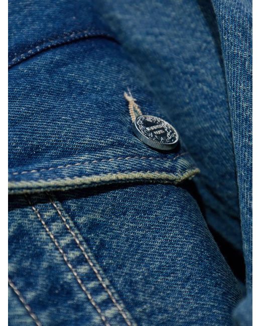 Vetements フラップポケット デニムジャケット Blue