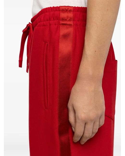 Zadig & Voltaire Red Poma Trousers