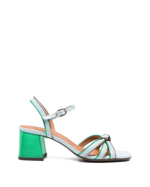 Chie Mihara White Knotted Leilah Leather Sandals