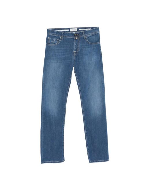 Jacob Cohen Blue Luis Five-Pocket Trousers for men