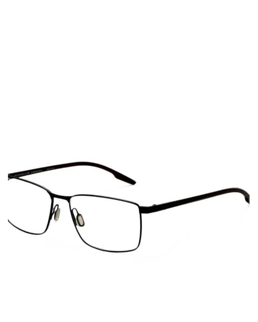 Porsche Design White Rectangle-Frame Glasses for men