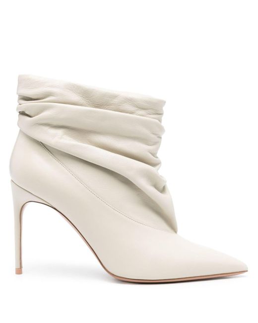Malone Souliers White X Francesca 100mm Boots