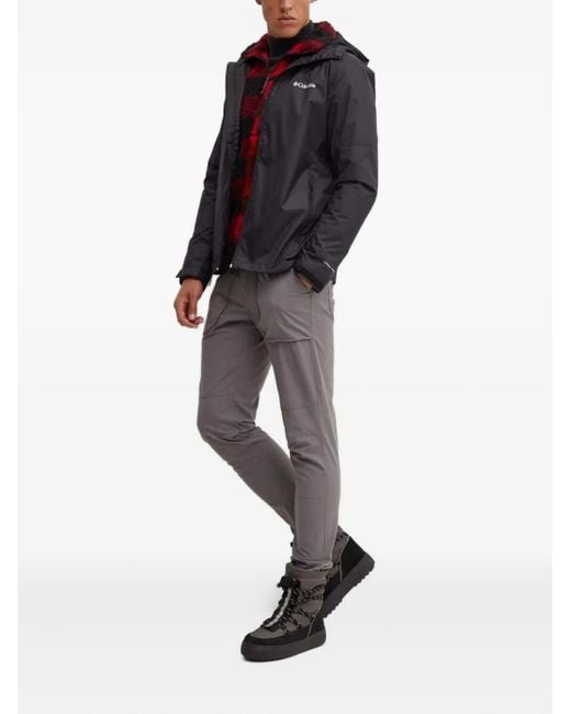 Columbia Blue Hooded Jacket for men