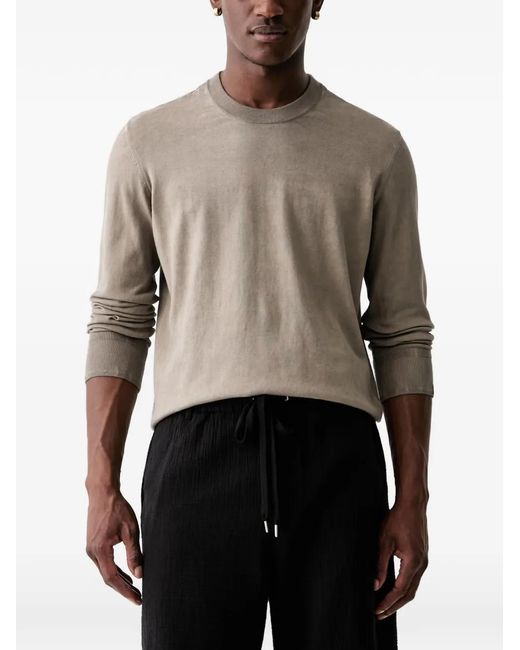 Rag & Bone Gray Crew-Neck Long-Sleeve Sweater for men