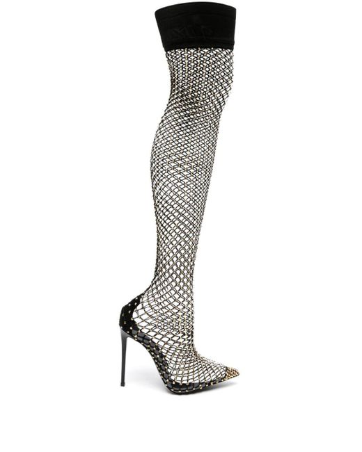 Fishnet boots 2025