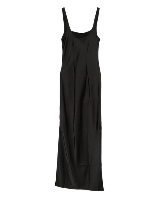 Samsøe & Samsøe Black Square-Neck Dress