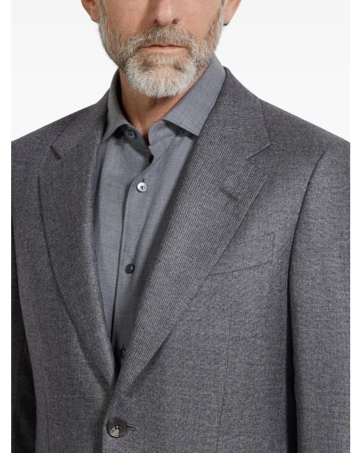 Zegna Gray Oasi Cashmere Suit for men