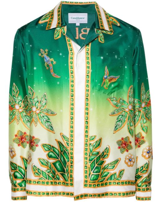 Camicia Joyaux D'Afrique di Casablancabrand in Green