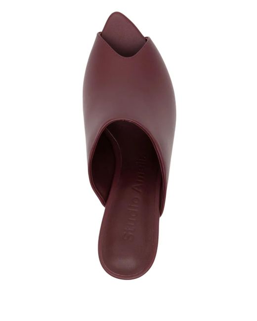 STUDIO AMELIA Brown Helix Sandalen 70Mm