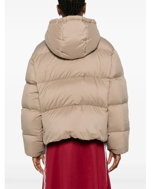 Miu Miu Natural Logo-Appliqué Jacket