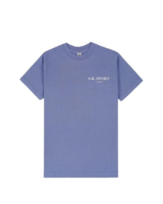 Sporty & Rich Blue Wimbledon T-Shirt