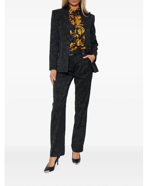 Versace Jeans Couture Yellow Shirt With "Barocco" Pattern