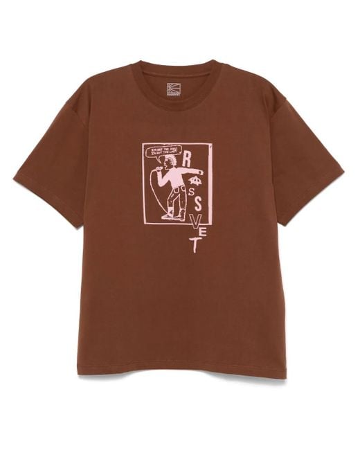 Rassvet (PACCBET) Brown Statement T-Shirt for men