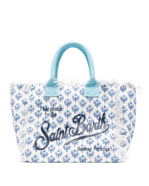 Bolso shopper Vanity Mc2 Saint Barth de color Blue