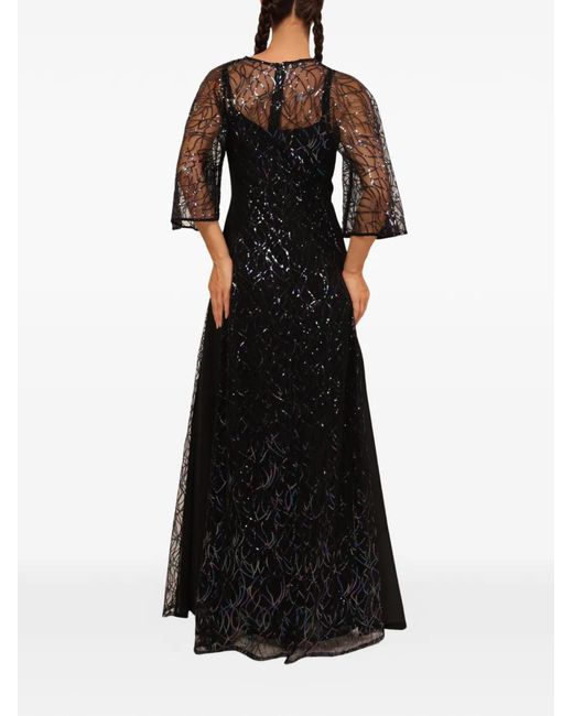 Baruni Blue Ghaliya Sequin Maxi Dress