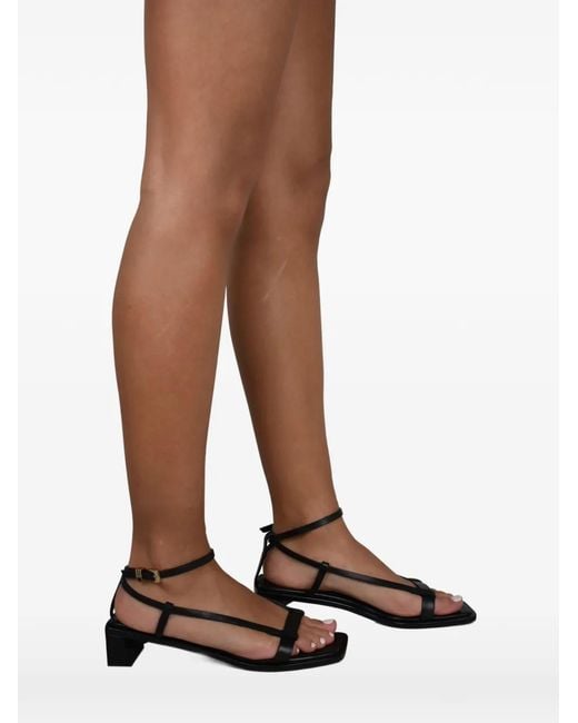 ANEST COLLECTIVE White Linea Sandals