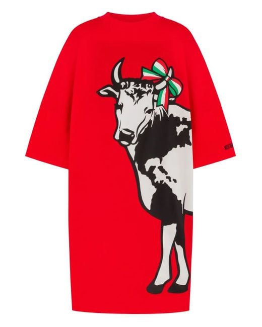 Moschino Red Short Dresses