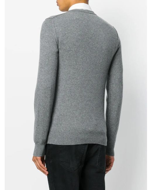 Dolce & Gabbana Gray Cashmere Sweater for men