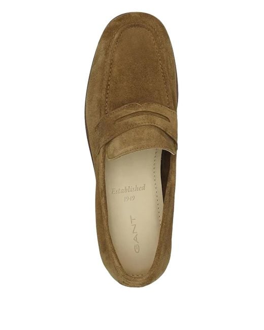 Mocassins En Daim Gant pour homme en coloris Brown