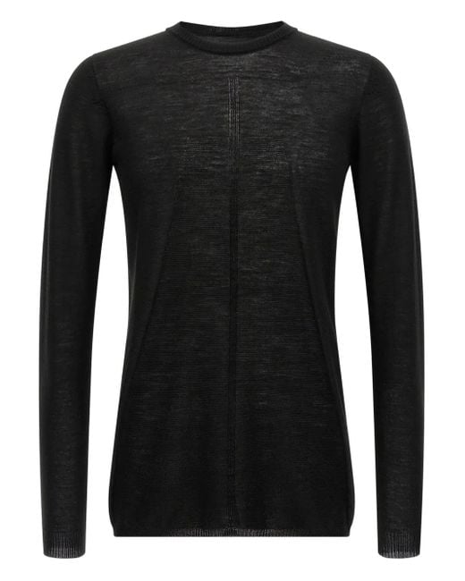 Pull À Col Rond Rick Owens pour homme en coloris Black