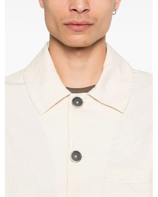 Barena Natural Stae Garzoto Button-Up Shirt Jacket for men