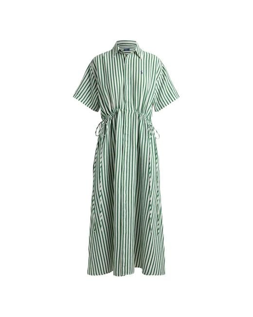 Polo Ralph Lauren Women's Green Striped Drawstring Maxi Dress - ohana-automobiles.fr Polo Ralph Lauren Women's Green Striped Drawstring Maxi Dress - ohana-automobiles.fr