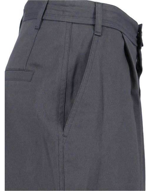 Low Classic Blue High-Rise Trousers