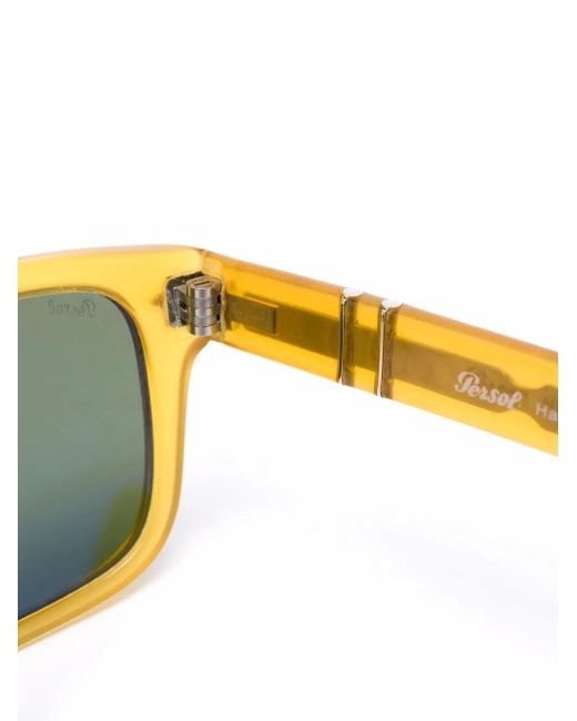 Persol Yellow Square-Frame Sunglasses for men