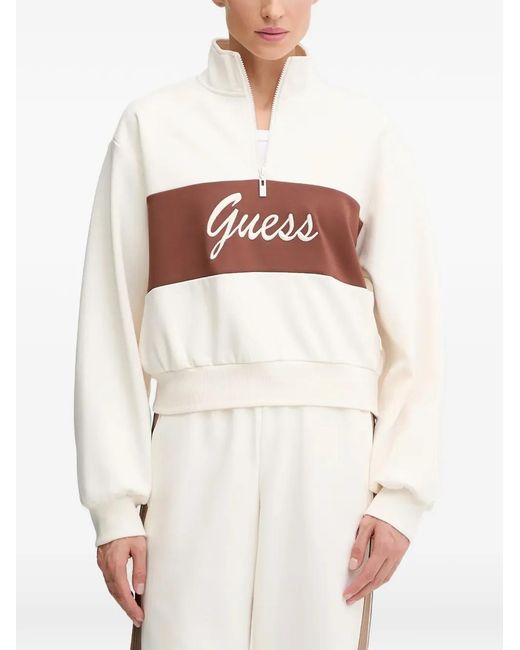 Guess White Fabia Sweatshirt