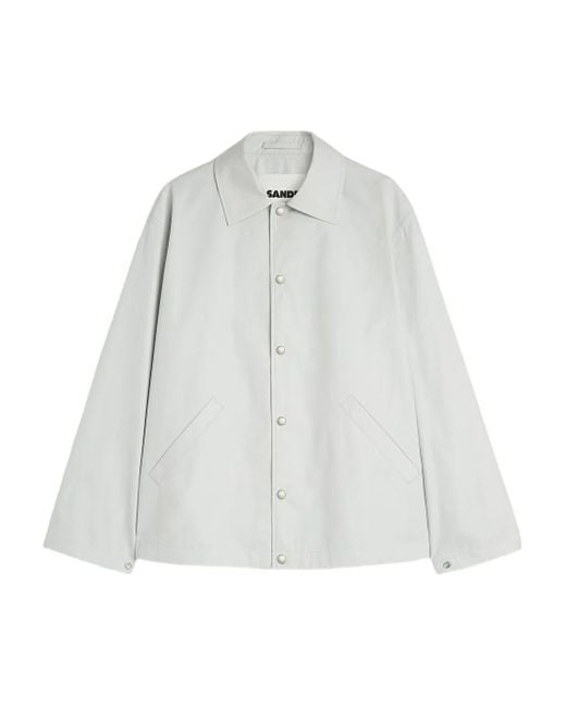 Jil Sander White Jackets for men