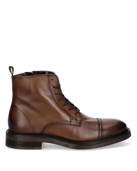 Hackett Brown Egmont Boots for men