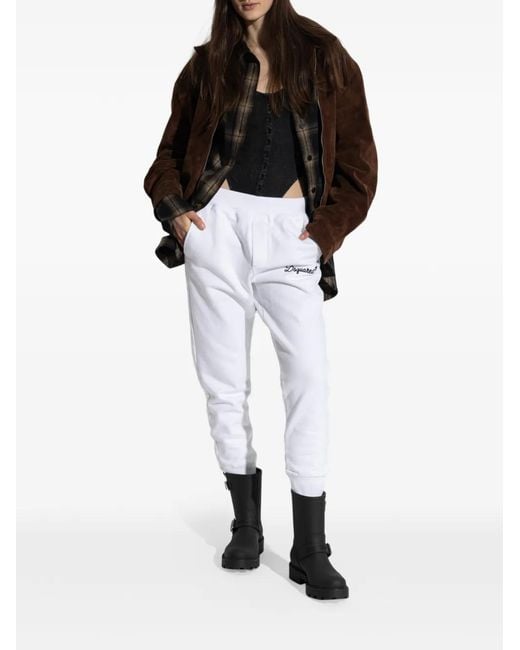 DSquared² White Signature Just Right Pant
