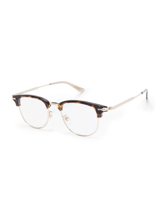 Montblanc Metallic Rectangle-Frame Glasses for men