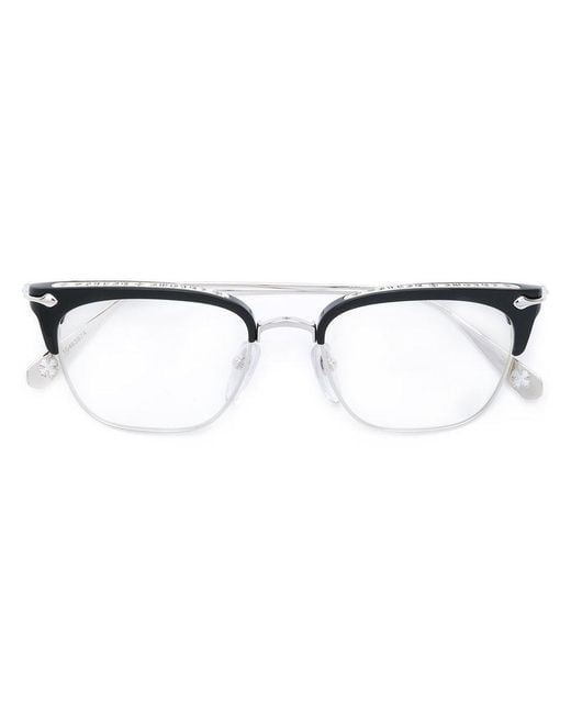 Chrome Hearts Metallic Square Frame Optical Glasses
