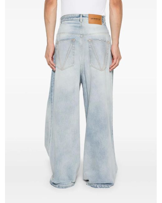 Vetements Blue Big Shape Jeans