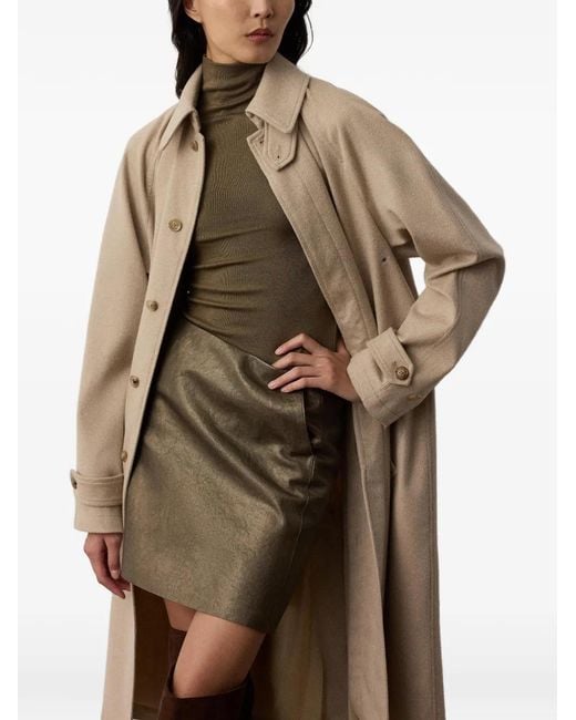 Ralph Lauren Natural Long-Sleeves Coat